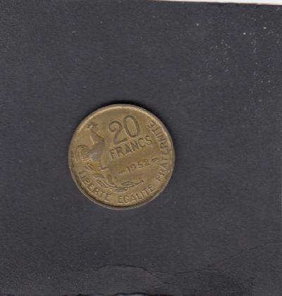 Beschrijving: 20 Francs  4 Feather